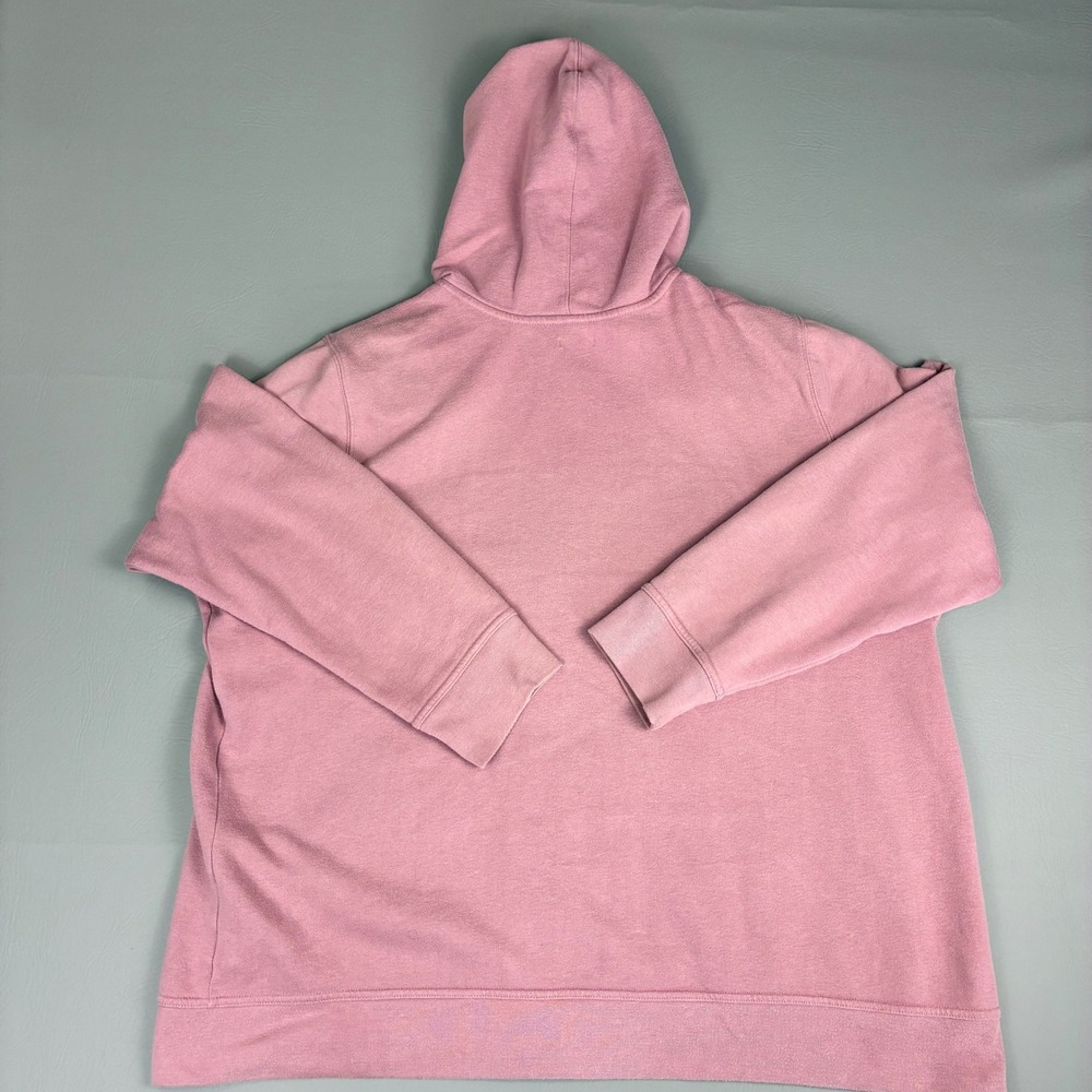 Full Zip Hoodie Women's 3X Plus Mauve Fleece L.L. Bean Gorpcore Work Wear Rugged - Picture 11 of 16